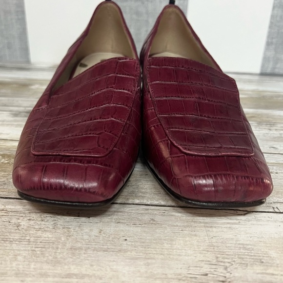Boden Carina Croc Block Heel Loafers - Picture 6 of 12